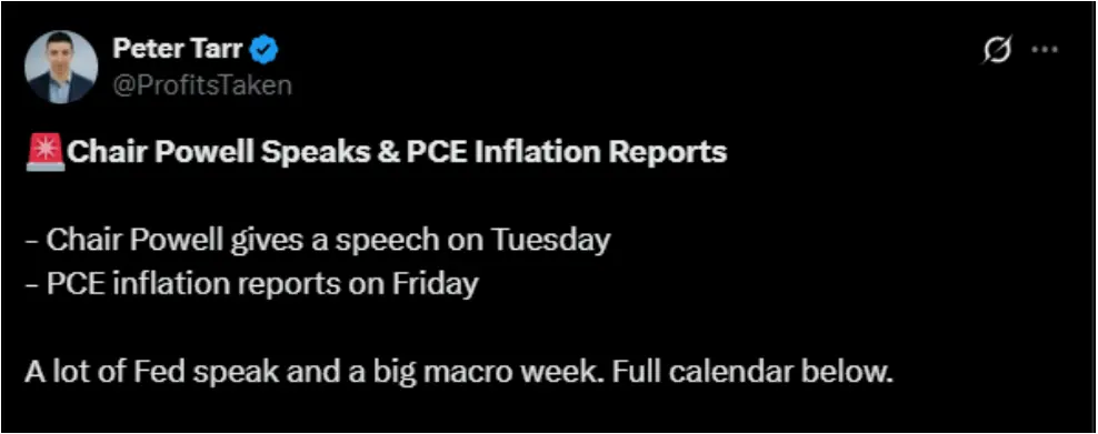 다음 주에는 전체 달력이 있습니다 | 출처: X